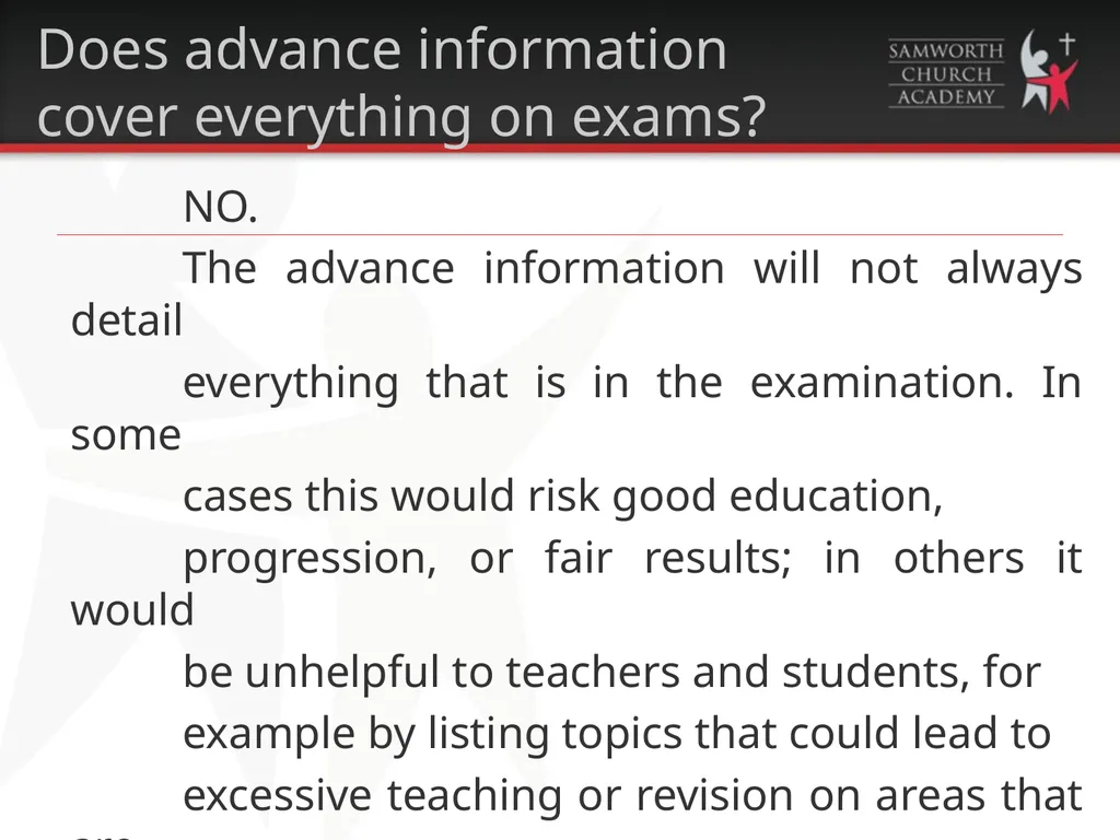 GCSE & A-Level Advance Exam Information 2021-2022 - slide 5 of 15