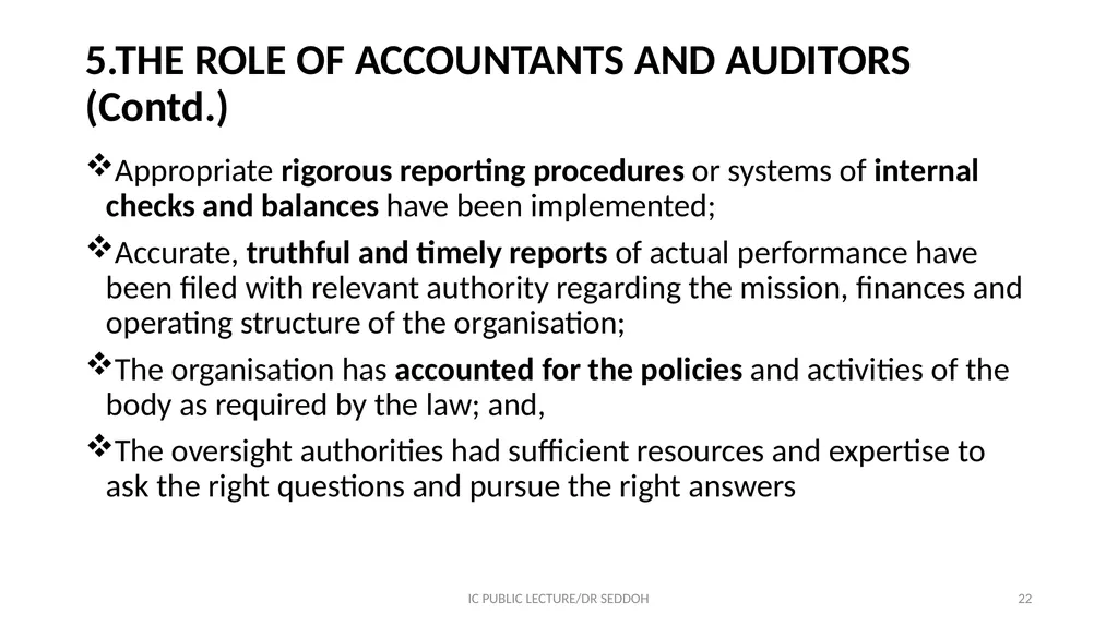 INSTITUTE OF CHARTERED ACCOUNTANTS CORPORATE - slide 21 of 32