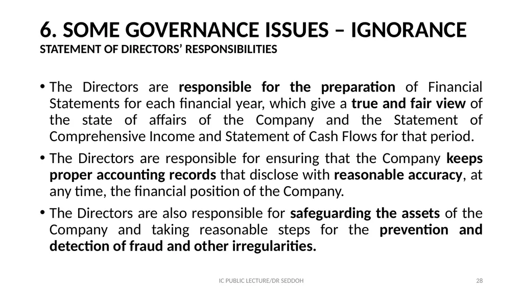 INSTITUTE OF CHARTERED ACCOUNTANTS CORPORATE - slide 27 of 32