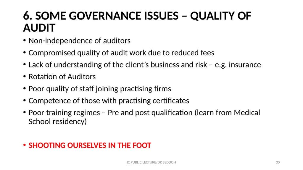 INSTITUTE OF CHARTERED ACCOUNTANTS CORPORATE - slide 29 of 32