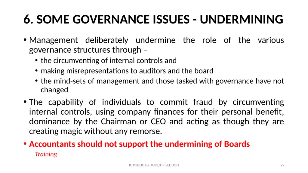 INSTITUTE OF CHARTERED ACCOUNTANTS CORPORATE - slide 28 of 32