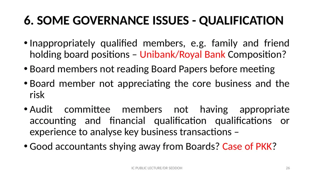 INSTITUTE OF CHARTERED ACCOUNTANTS CORPORATE - slide 25 of 32