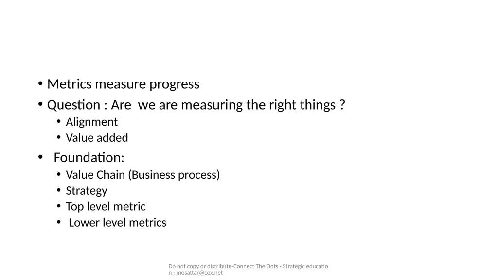 Mo Sattar Do not copy or distribute-Connect The - slide 16 of 44