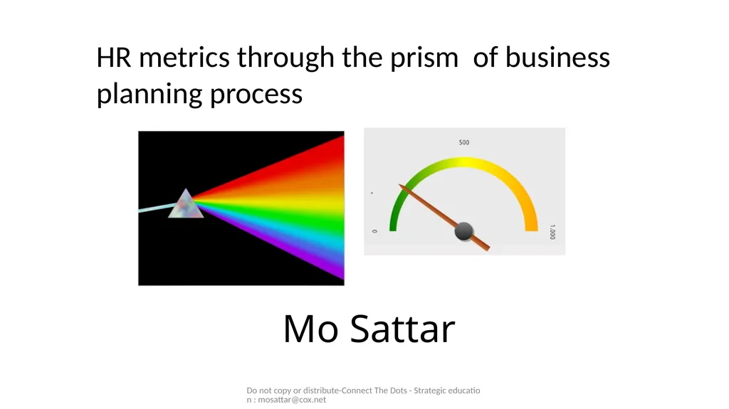 Mo Sattar Do not copy or distribute-Connect The - slide 1 of 44