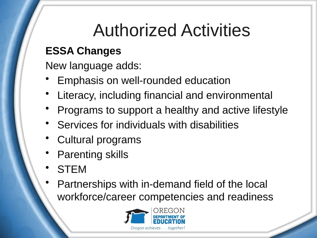 21st Century Community Learning Centers (CCLC) - slide 11 of 40