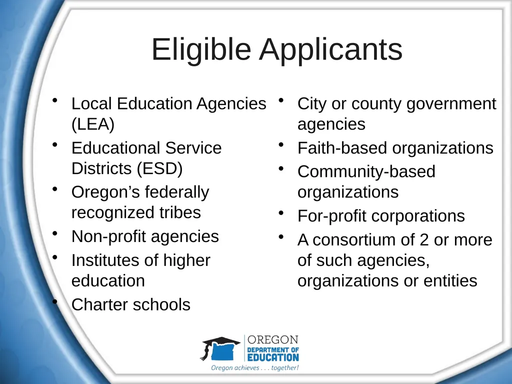 21st Century Community Learning Centers (CCLC) - slide 5 of 40