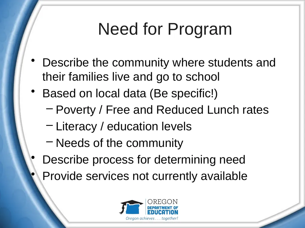 21st Century Community Learning Centers (CCLC) - slide 25 of 40