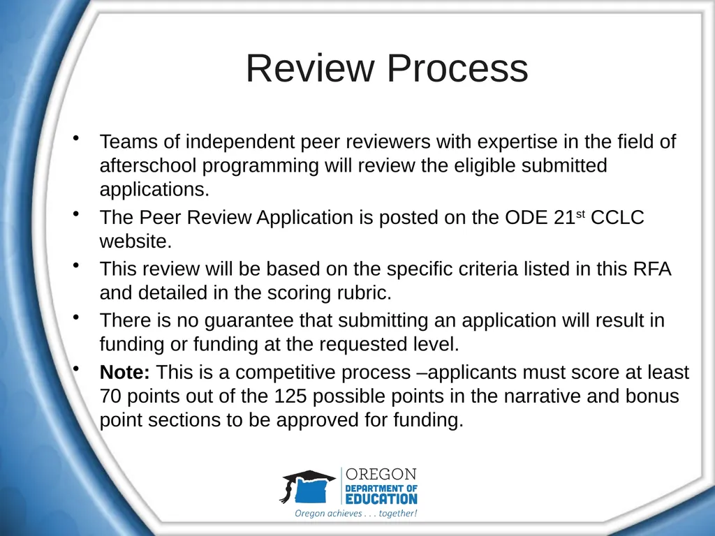 21st Century Community Learning Centers (CCLC) - slide 19 of 40