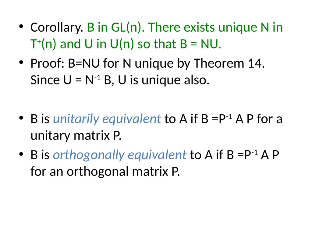 8.4. Unitary Operators Inner product preserving V, - slide 10 of 17