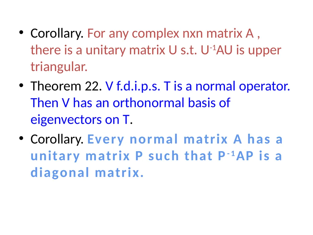 8.4. Unitary Operators Inner product preserving V, - slide 17 of 17
