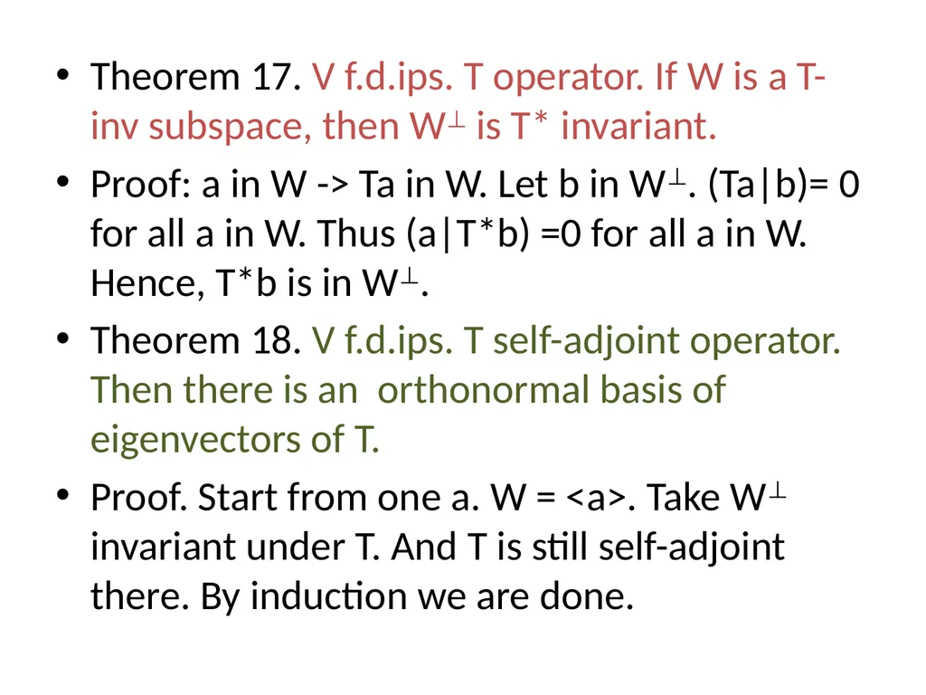 8.4. Unitary Operators Inner product preserving V, - slide 13 of 17