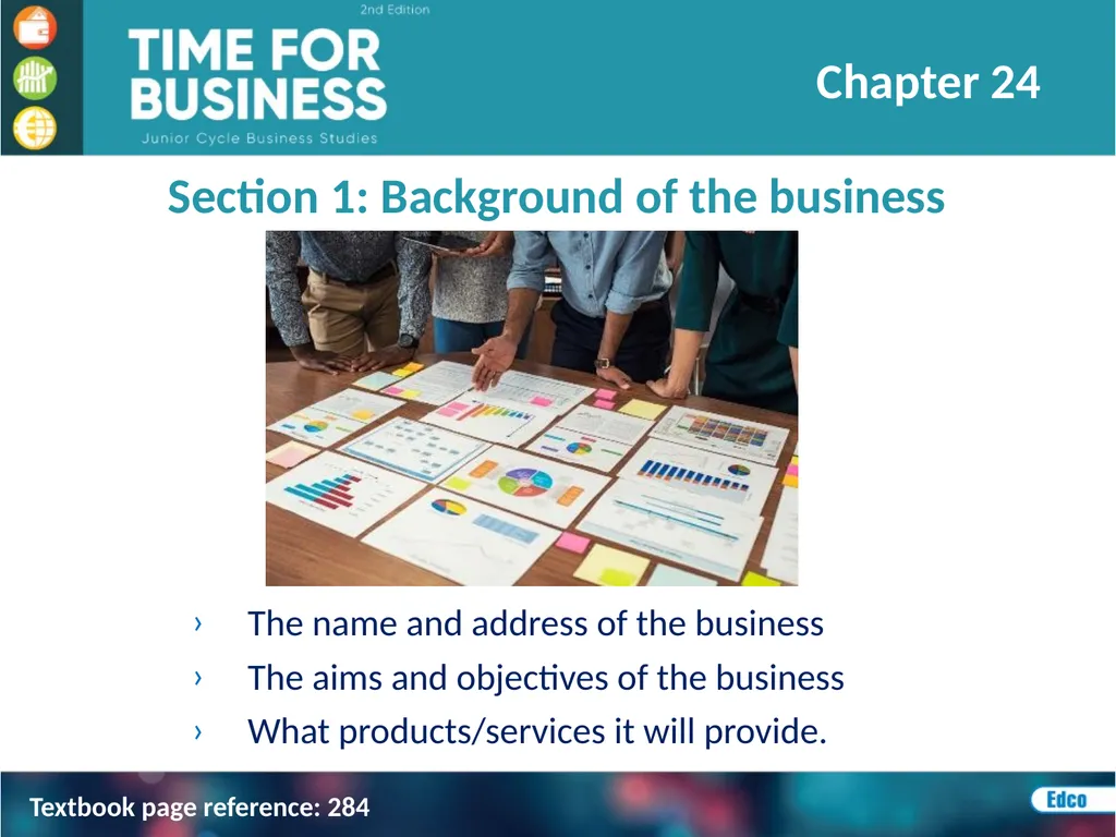 Chapter 24: Writing a Business Plan Learning - slide 5 of 19