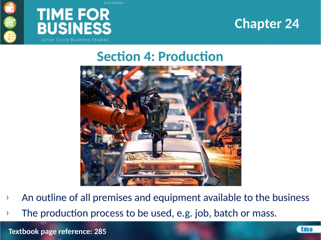 Chapter 24: Writing a Business Plan Learning - slide 8 of 19