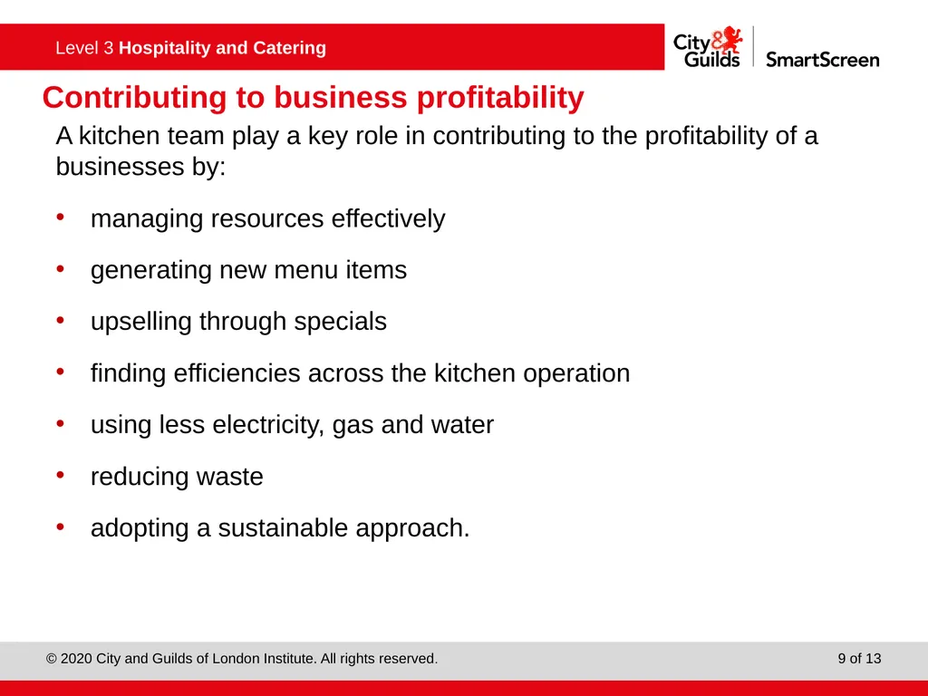 PowerPoint presentation Managing resources Unit - slide 9 of 13