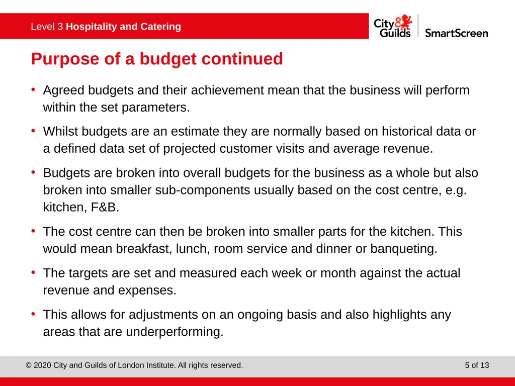 PowerPoint presentation Managing resources Unit - slide 5 of 13