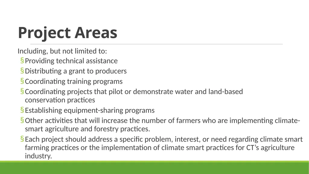 Climate Smart Farming: Agriculture and Forestry - slide 6 of 24