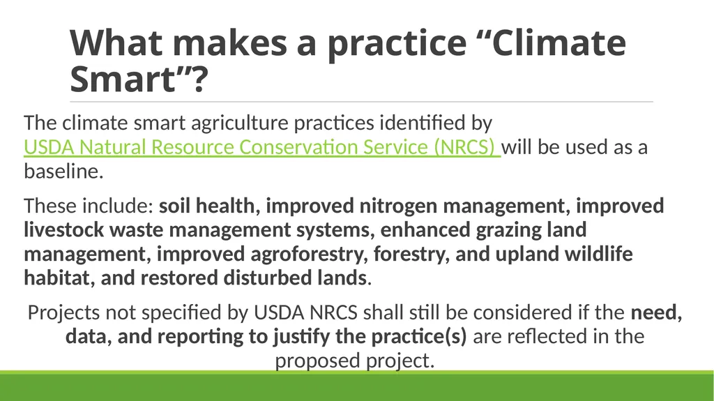 Climate Smart Farming: Agriculture and Forestry - slide 7 of 24