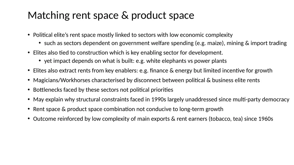 Malawi Case Study Political Economy Determinants - slide 22 of 35