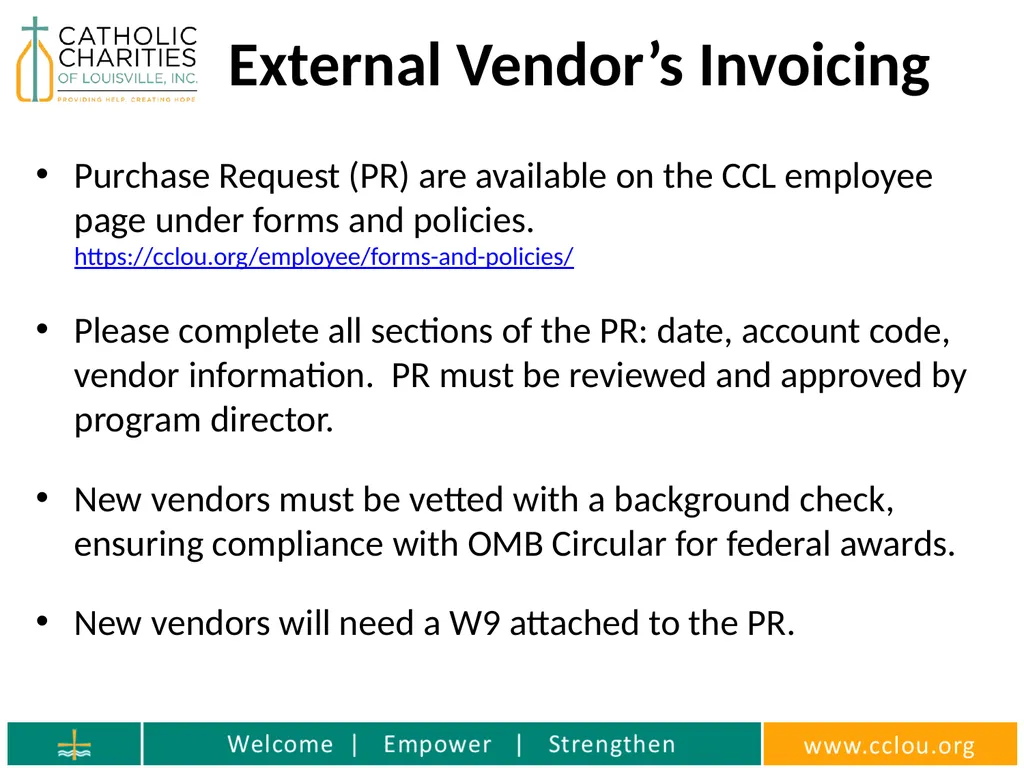 Catholic Charities Finance Training Who is the - slide 11 of 36