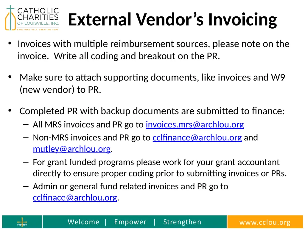Catholic Charities Finance Training Who is the - slide 12 of 36