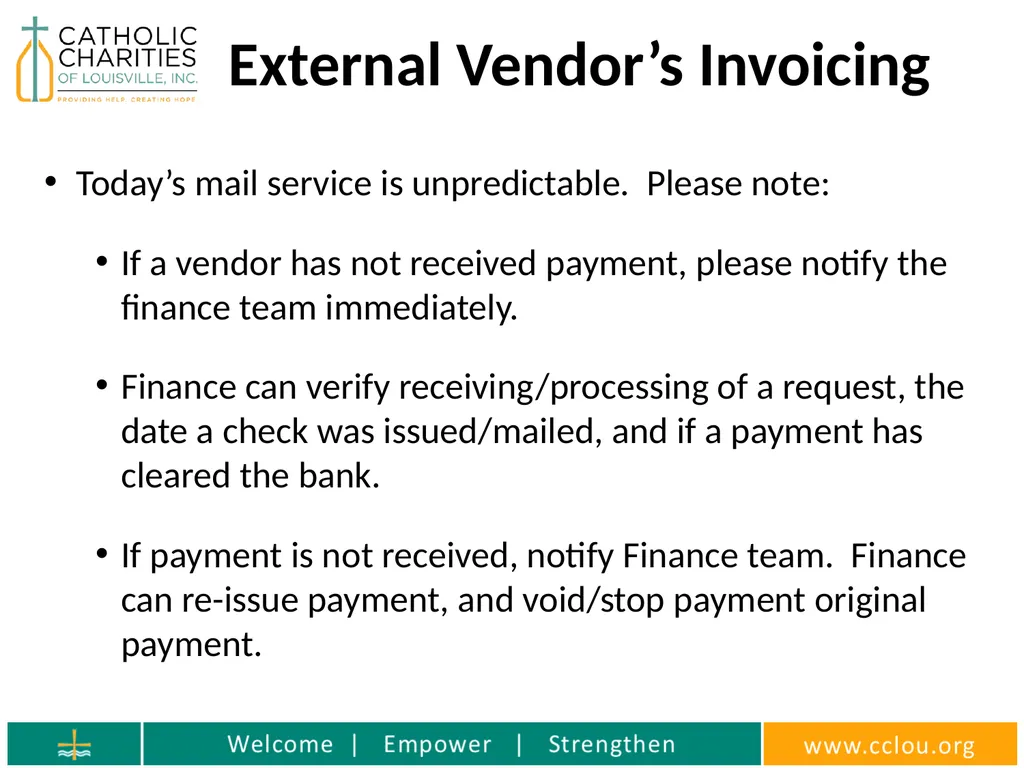 Catholic Charities Finance Training Who is the - slide 15 of 36