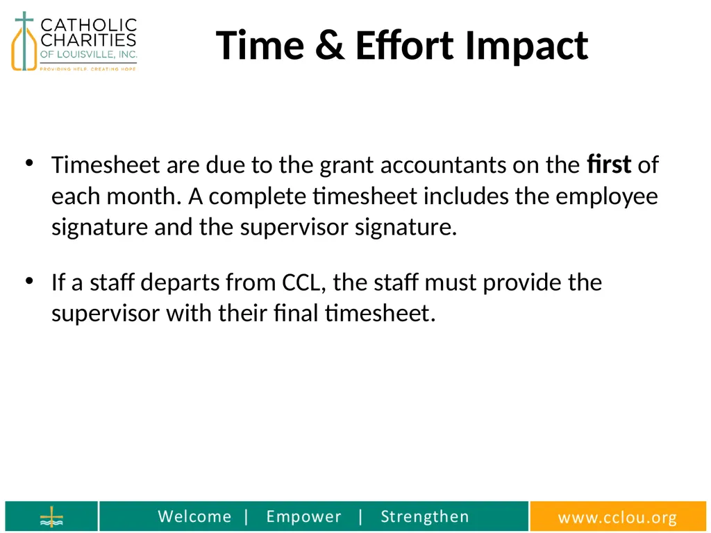 Catholic Charities Finance Training Who is the - slide 31 of 36