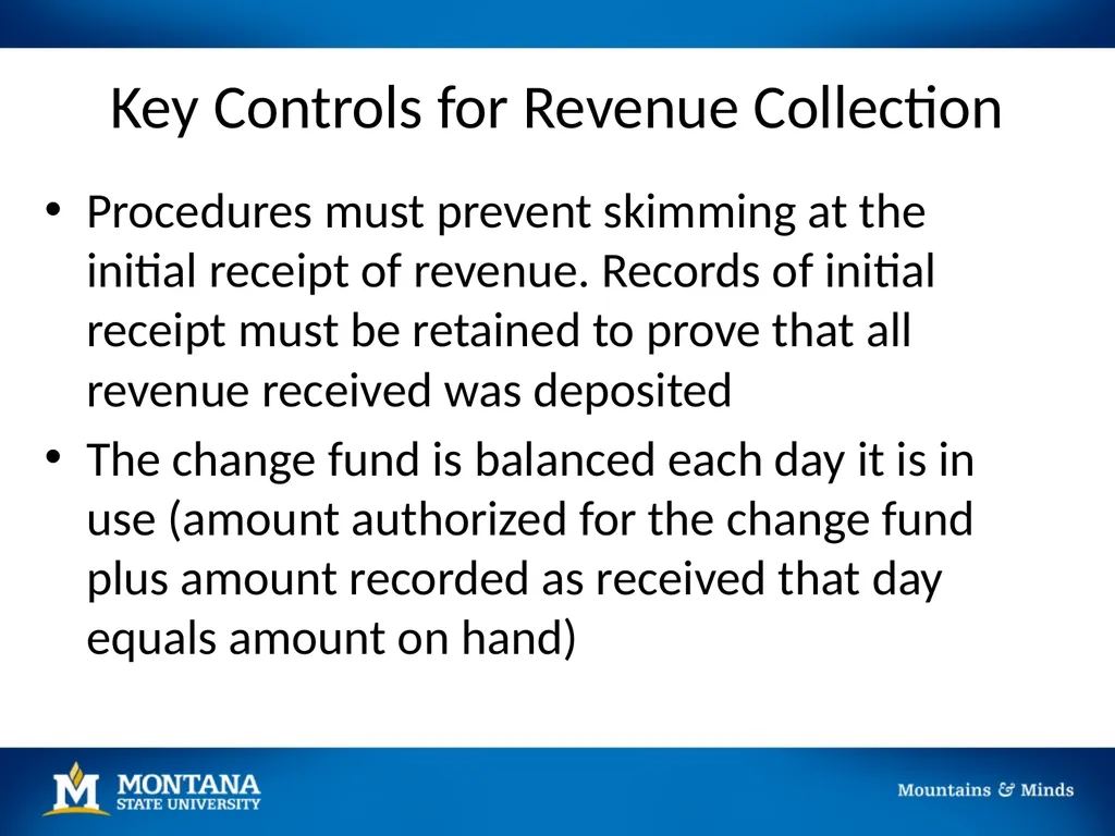 Revenue Collection January 14, 2020 Overview Risks - slide 7 of 34
