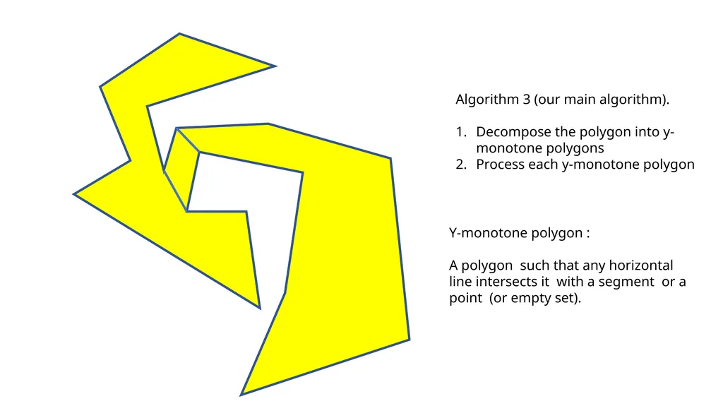 Triangulation of a polygon A typical computational - slide 5 of 14