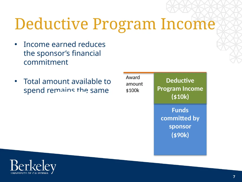 Contracts and Grants Accounting C&G Training - slide 7 of 15