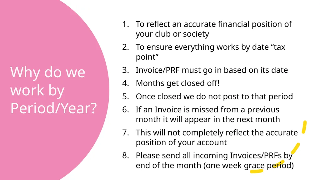 Finance Training Sports Clubs and Societies - slide 18 of 22