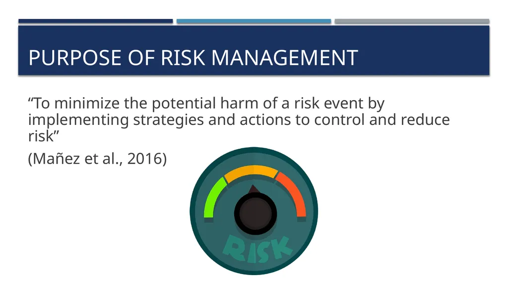 Risk Management Approaches to, problems with, and - slide 3 of 13