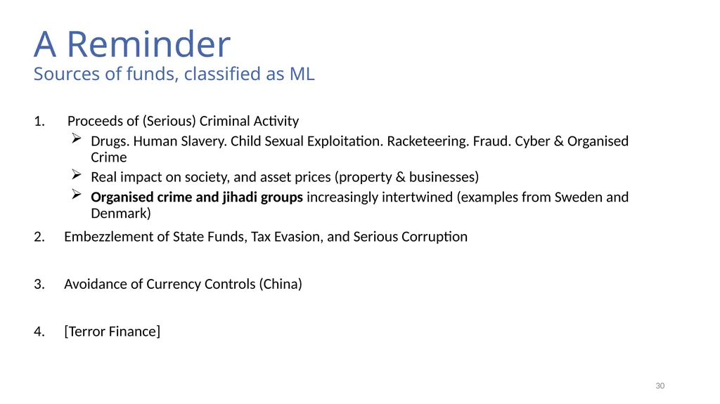 Risk, Regulation, and Compliance (Part I) Prof Tom - slide 30 of 57