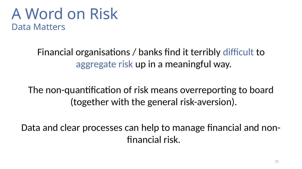 Risk, Regulation, and Compliance (Part I) Prof Tom - slide 11 of 57