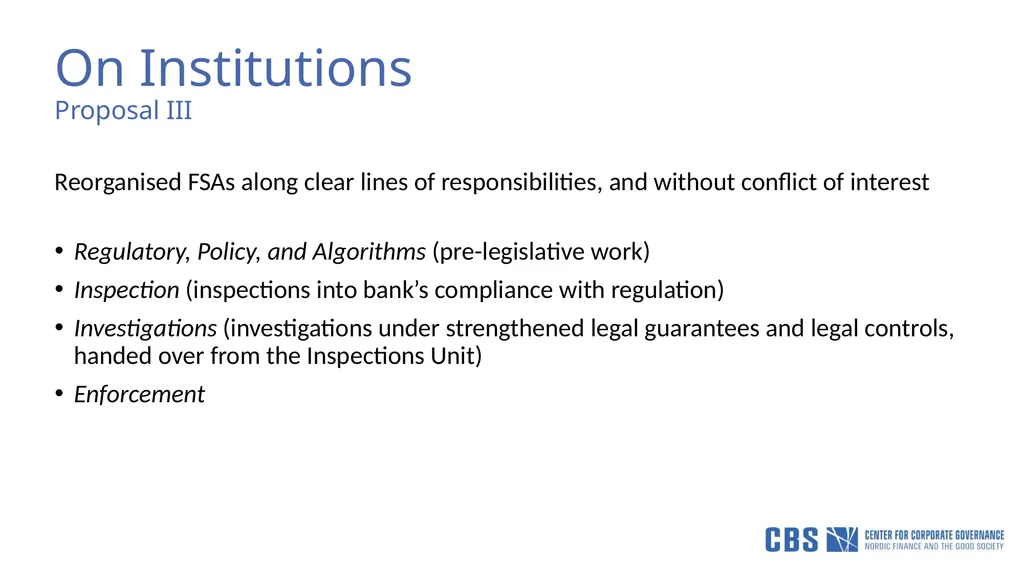 Risk, Regulation, and Compliance (Part I) Prof Tom - slide 47 of 57