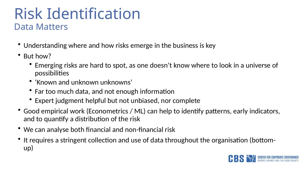 Risk, Regulation, and Compliance (Part I) Prof Tom - slide 16 of 57