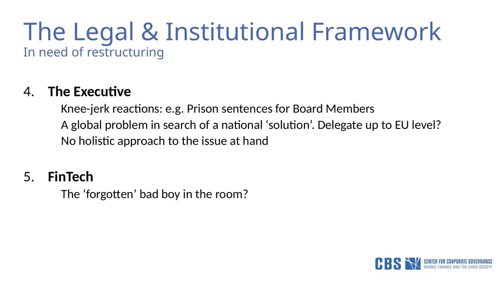 Risk, Regulation, and Compliance (Part I) Prof Tom - slide 32 of 57