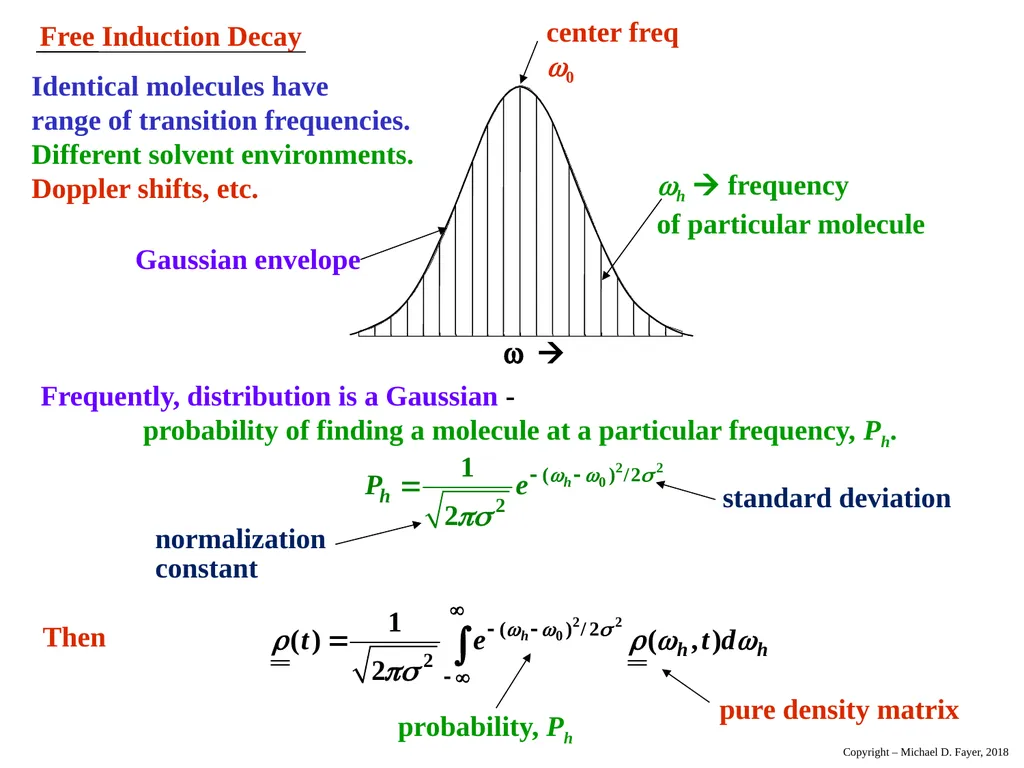 Chapter 14 Density Matrix State of a system at - slide 50 of 53