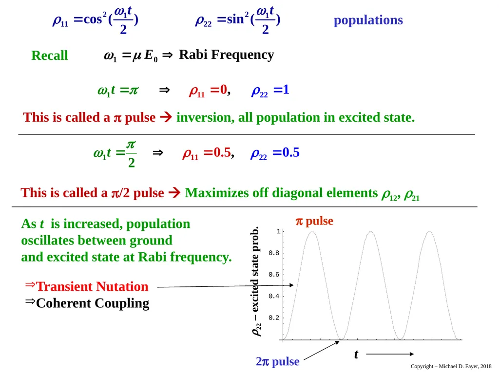 Chapter 14 Density Matrix State of a system at - slide 35 of 53