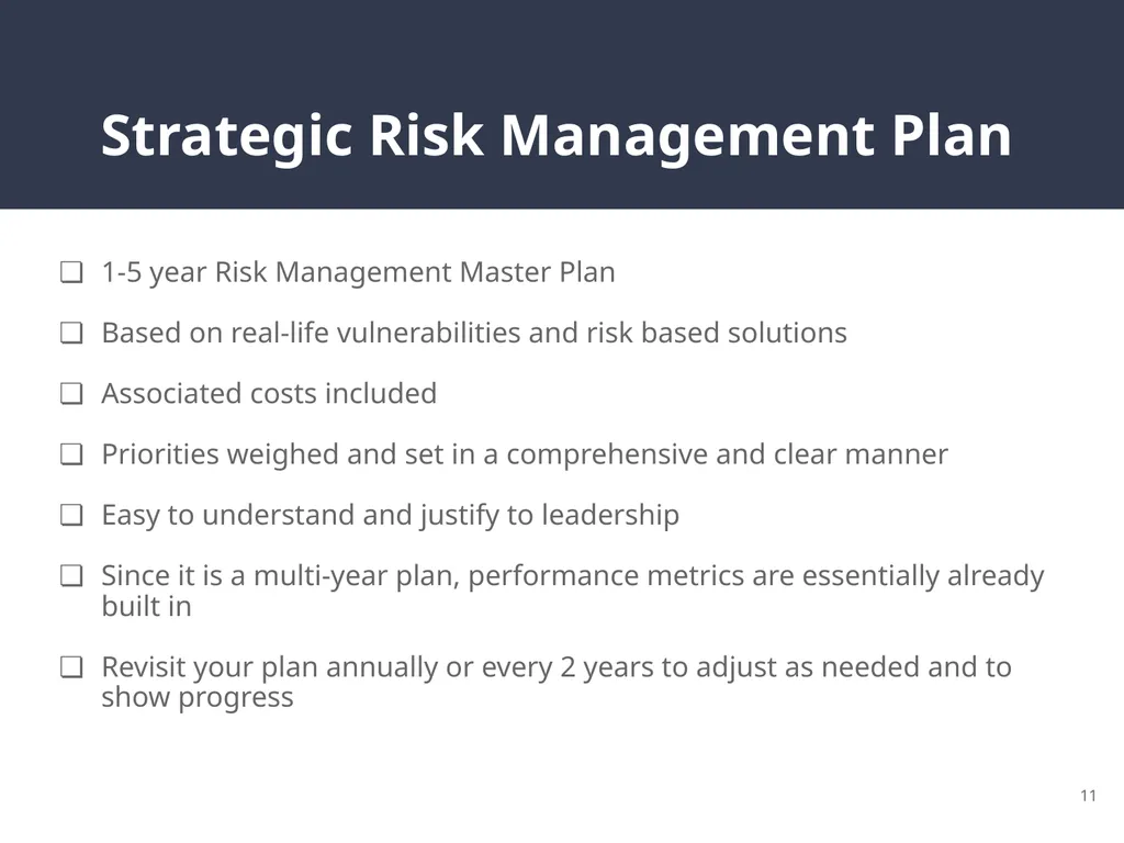 Enterprise Risk Management 2019 Massachusetts - slide 11 of 17