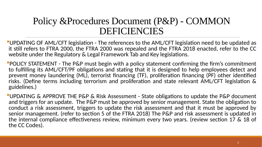 Compliance Commission’s Training for Registrants - slide 2 of 10