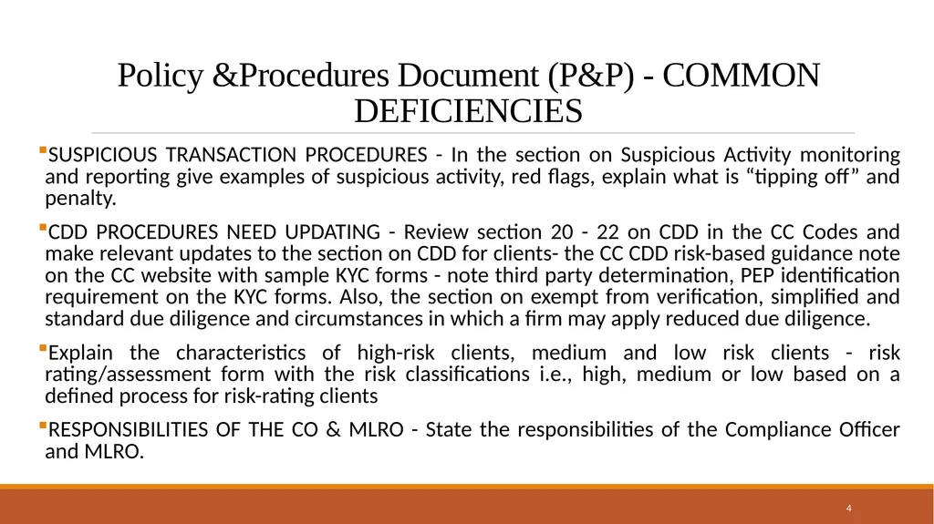 Compliance Commission’s Training for Registrants - slide 4 of 10