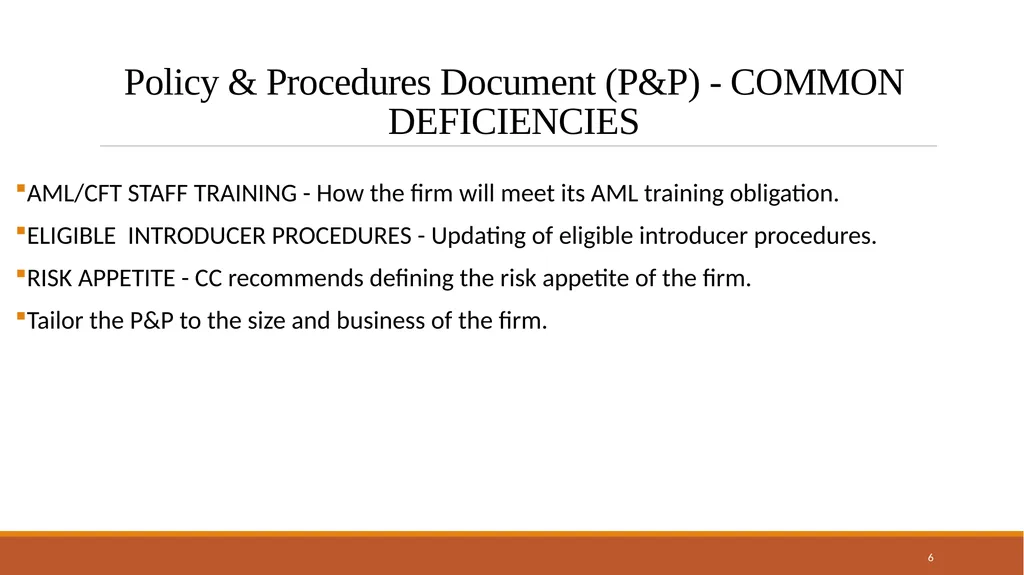 Compliance Commission’s Training for Registrants - slide 6 of 10