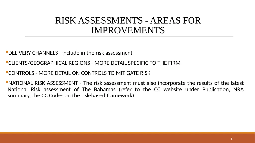 Compliance Commission’s Training for Registrants - slide 8 of 10