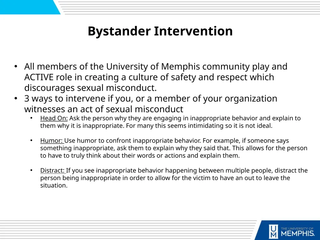 RSO Mandatory Training Fall 2018 Today’s Agenda: - slide 8 of 17