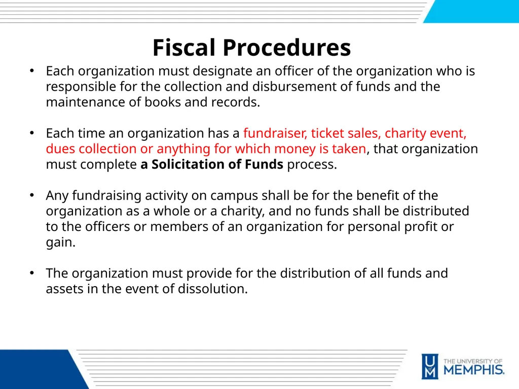 RSO Mandatory Training Fall 2018 Today’s Agenda: - slide 9 of 17