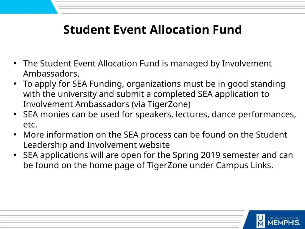 RSO Mandatory Training Fall 2018 Today’s Agenda: - slide 16 of 17