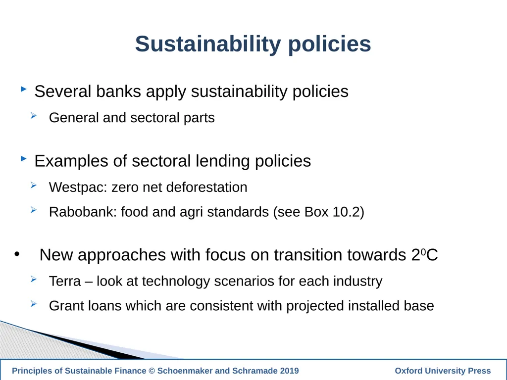 1 PRINCIPLES OF SUSTAINABLE FINANCE Chapter 10: - slide 15 of 31