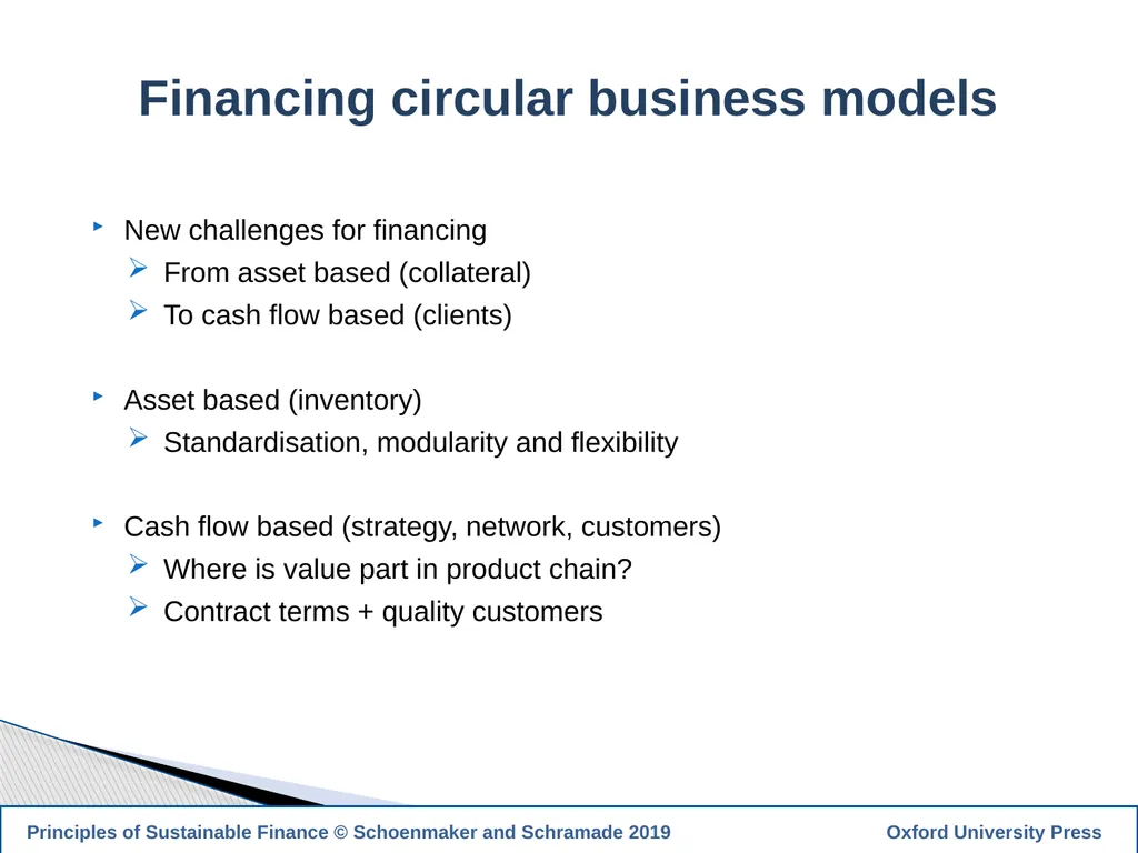 1 PRINCIPLES OF SUSTAINABLE FINANCE Chapter 10: - slide 22 of 31