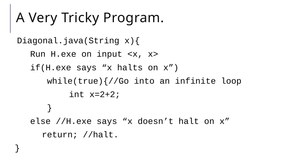 Halting Problem A Practical Uncomputable Problem - slide 5 of 23