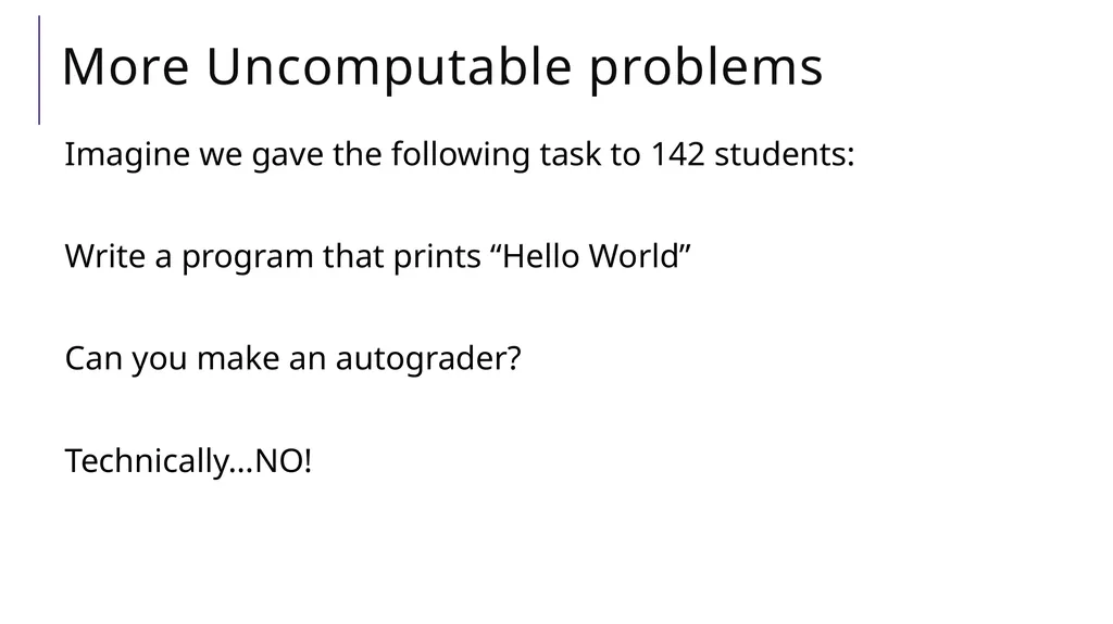 Halting Problem A Practical Uncomputable Problem - slide 14 of 23